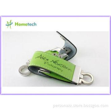 Hot!!! Leather USB Flash Disk With Free Imprinted Logo